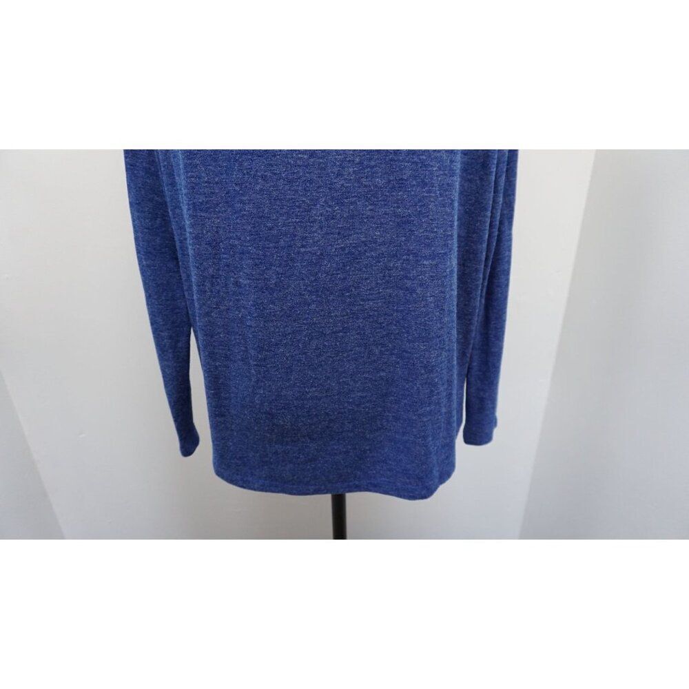 Old Navy Women's Relaxed Long Sleeve Hi-Low Shirt Blue - Size XS - Picture 10 of 14